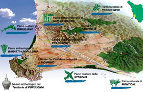 Carta Parchi Val di Cornia