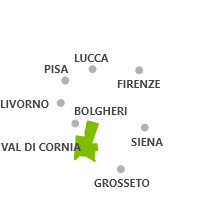 Cartina della Toscana
