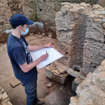 Parco archeologico di Baratti e Populonia - attività di documentazione delle terme sulle Logge 3