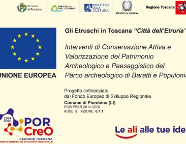 Progetto POR FESR 2014-2020: opere di restauro e valorizzazione al Parco archeologico di Baratti e Populonia
